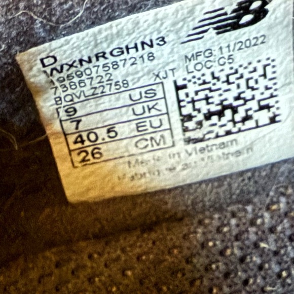 New Balance Navy DynaSoft Nergize Sport Sneakers size 9 - Women's - Picture 2 of 3